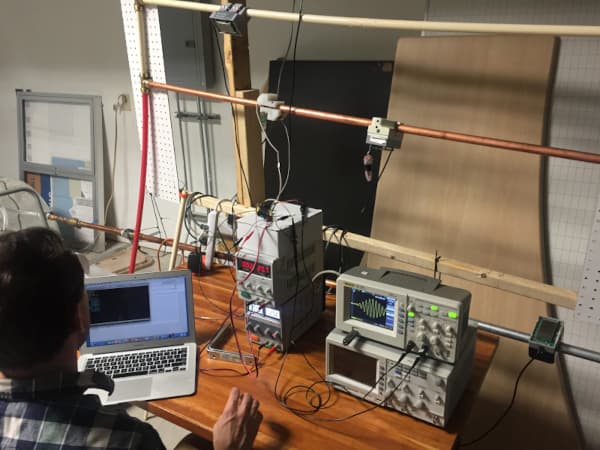 Ultrasonic transducers used for signal processing and flow measurement